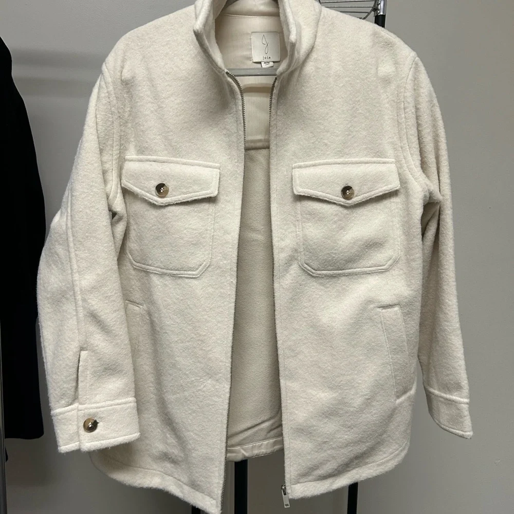 Joie Cream Wool Jacket - Picture 1 of 11